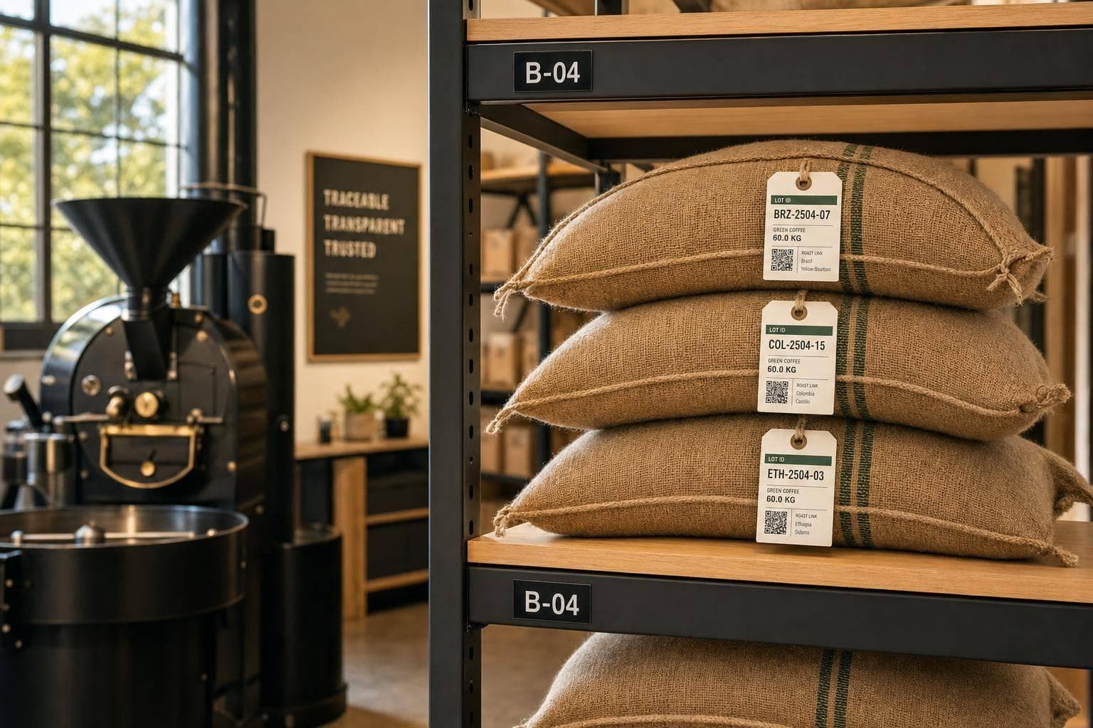 Green Coffee Inventory Control For Roasters